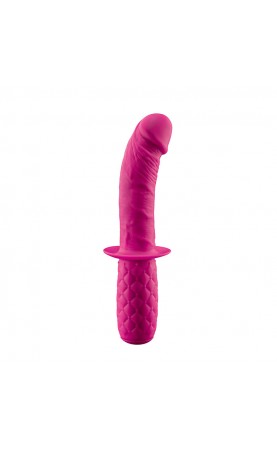 Orgasm Driver Pink Silicone Dong