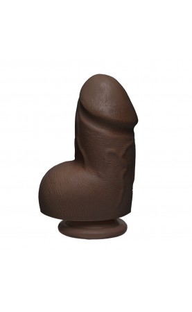 The D  Fat D 6 Inch Chocolate Dildo With Balls