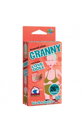 Travel Size Granny Inflatable Love Doll