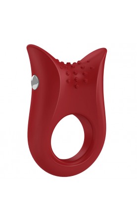 Ovo B2 Vibrating Red Cockring