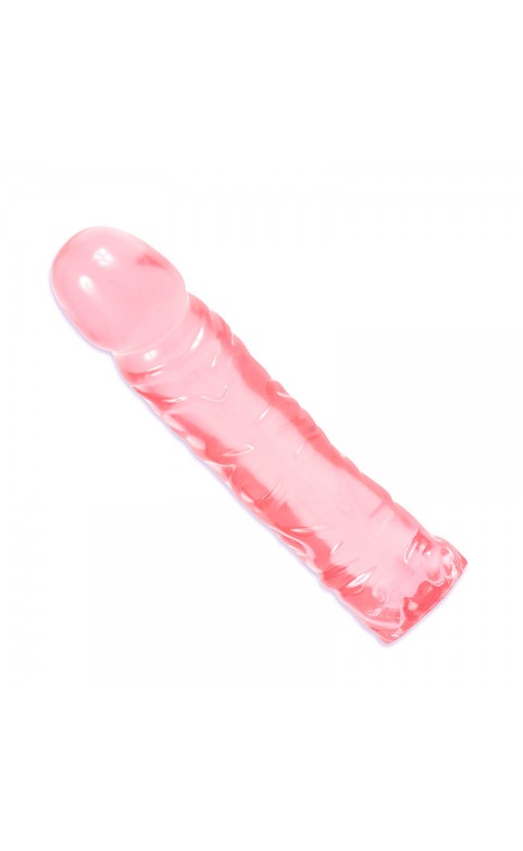 Classic Pink Jelly 8 Inch Dildo