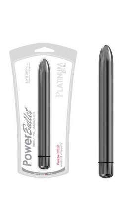 Power Bullet Platinum Silver 5.5 Inches
