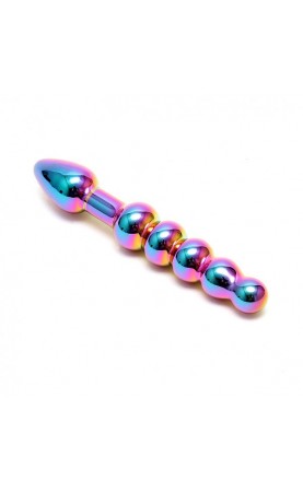 Sensual Multi Coloured Glass Laila Anal Probe