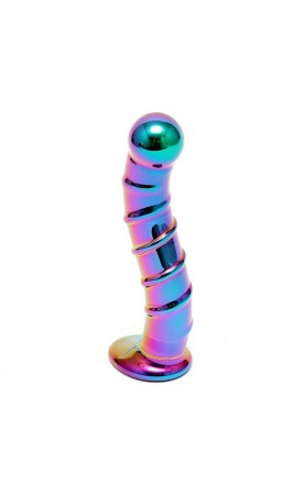 Sensual Multi Coloured Glass Nikita Dildo