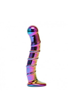 Sensual Multi Coloured Glass Nikita Dildo