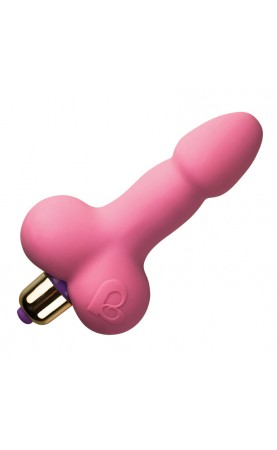 Rocks Off 7 Speed Little Cocky Vibrator Pink