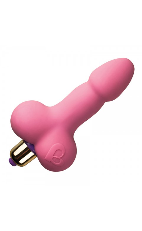 Rocks Off 7 Speed Little Cocky Vibrator Pink