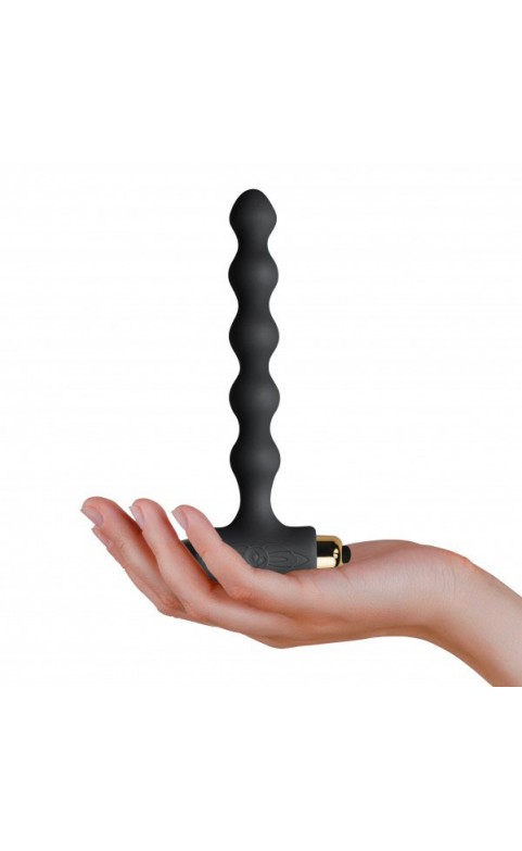 Rocks Off Pearls Petite Sensations Black Butt Plug