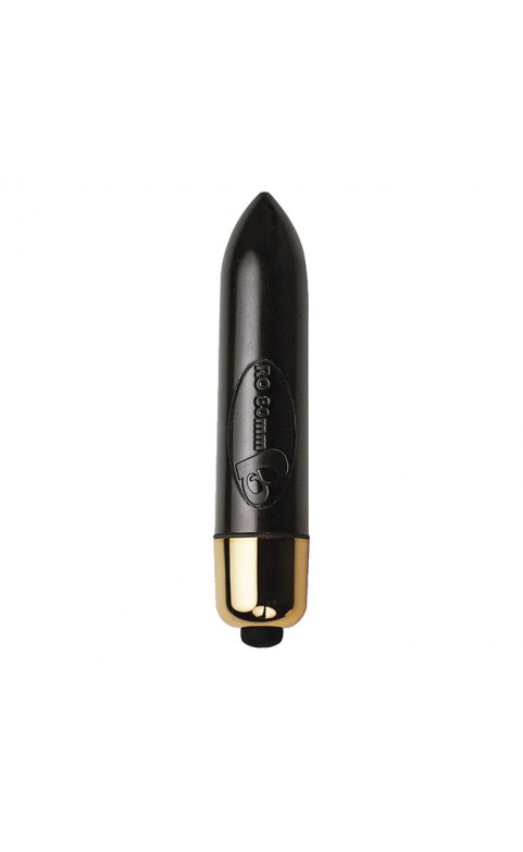 RO80mm 7 Function Bullet Vibrator Black