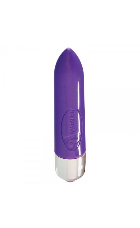 RO80mm 7 Function Bullet Vibrator Purple