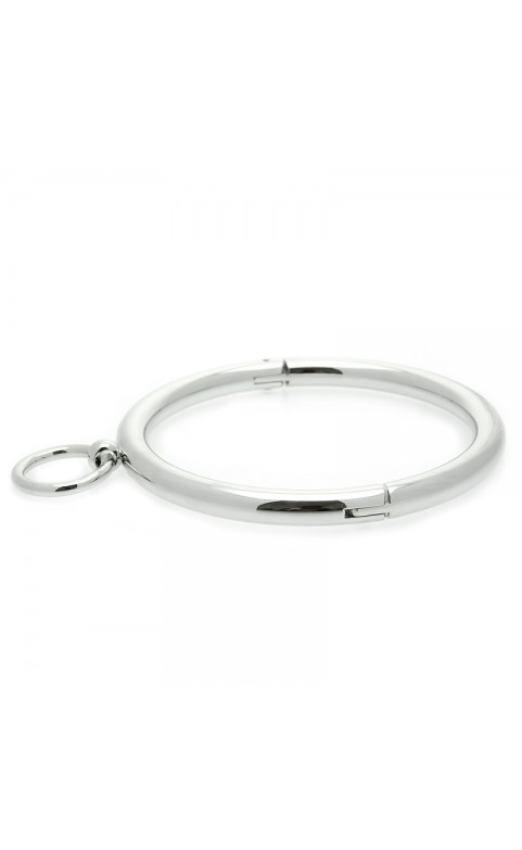 Ladies Rolled Steel Collar With Ring