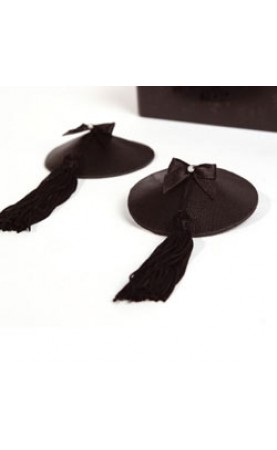Bijoux Indiscrets Leather Burlesque Tassled Pasties