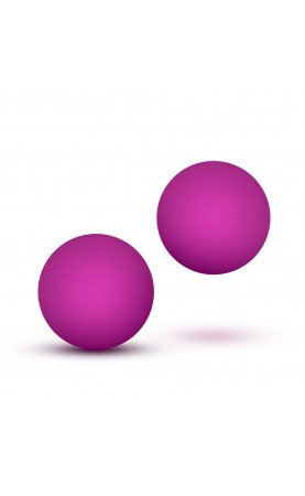 Luxe Pink Double O Kegel Balls Weighted 1.3 Ounce