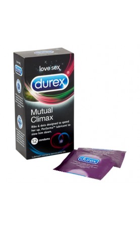 Durex Mutual Climax 12 Pack Condoms
