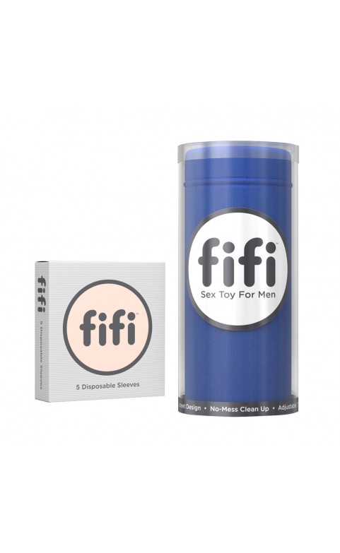 Fifi Masturbator Blue With 5 Disposable Sleeves