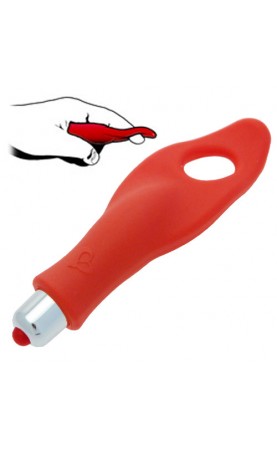 Rocks Off Finger Tingles Vibrator Red