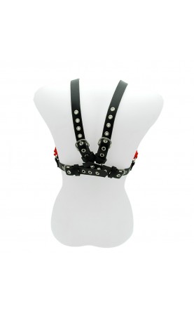 House Of Eros Leather And Rope Breast Binder