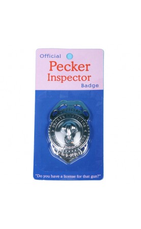 Official Pecker Inspector Badge