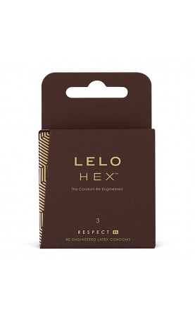 Lelo Hex XL Respect Condoms 3 Pack