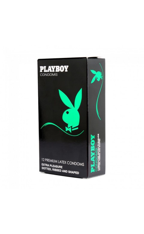 PlayBoy Extra Pleasure Condom 12 Pack