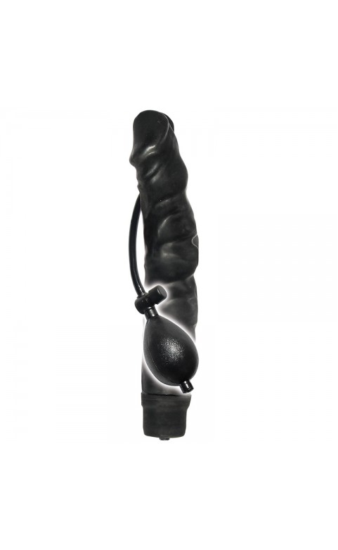 12 Inch Inflatable Big Boss Dildo Black