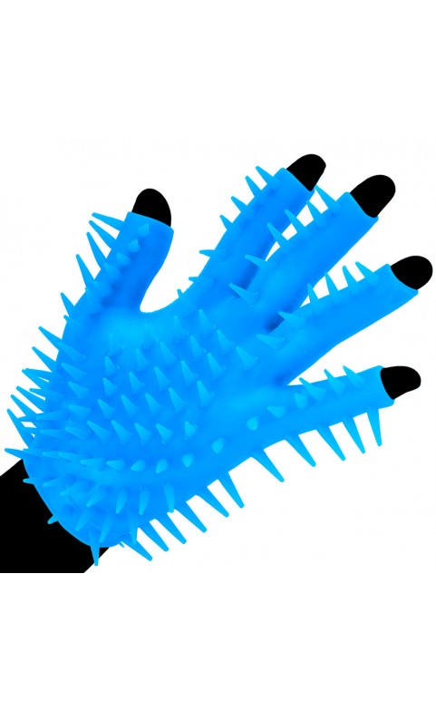 Neon Blue Luv Glove Masturbator