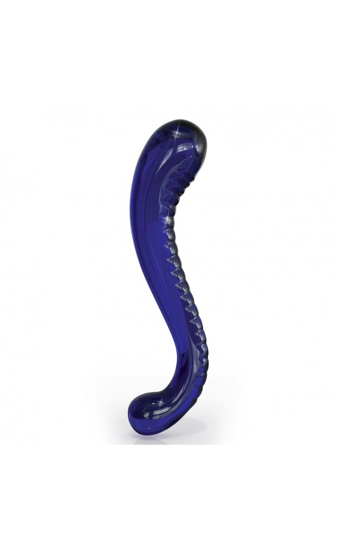 Icicles No.70 Purple Glass Dildo