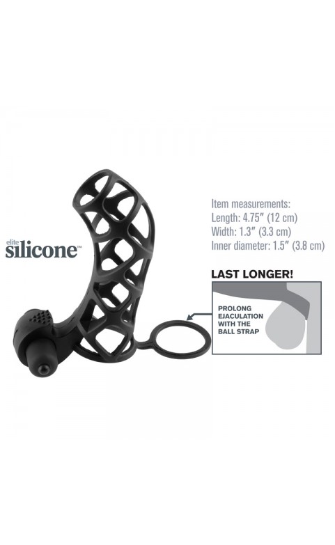 Fantasy Xtensions Silicone Extreme Power Vibrating Cock Cage