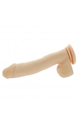 Basix 12 Inch Dong with Suction Cup Flesh