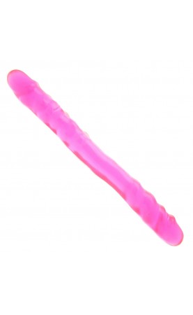 Basix Pink 16 Inch Double Dong