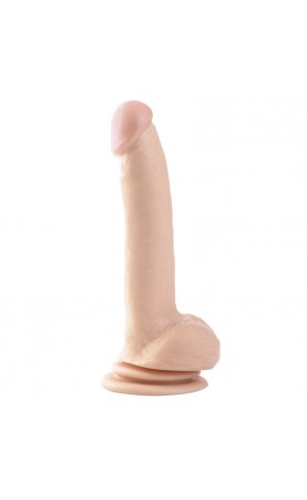 Basix 9 Inch Dong With Suction Cup Thicky Flesh