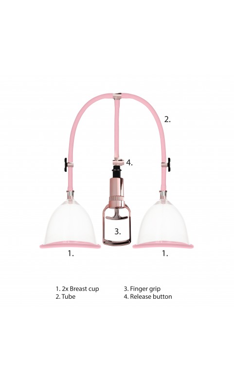 Pumped Breast Pump Medium Rose Gold