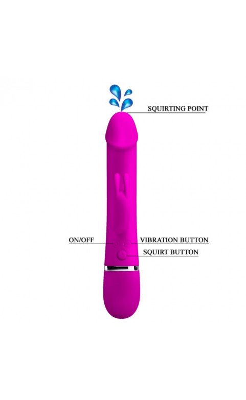 Rechargeable Squirting Rabbit Vibrator