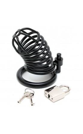 Metal Male Chastity Device With Padlock