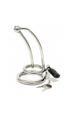 Chastity Penis Lock Curved With Urethral Tube