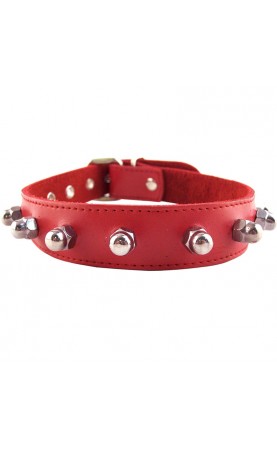 Rouge Garments Red Nut Collar