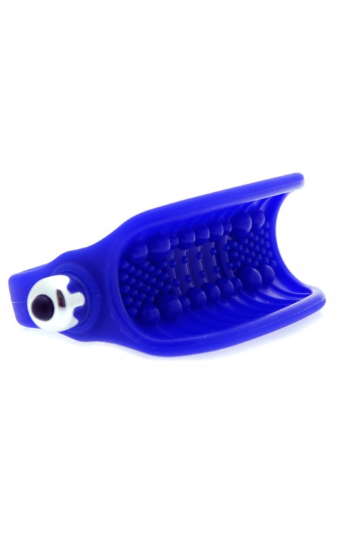 Rocks Off 7 Speed Hand Solo Vibrating Masturbator Dark Blue