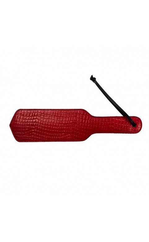 Rouge Garments Leather Croc Print Paddle