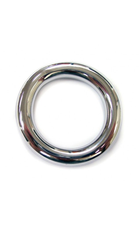 Rouge Stainless Steel Round Cock Ring 40mm