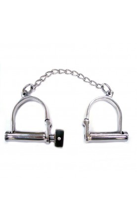 Rouge Stainless Steel Wrist Shackles