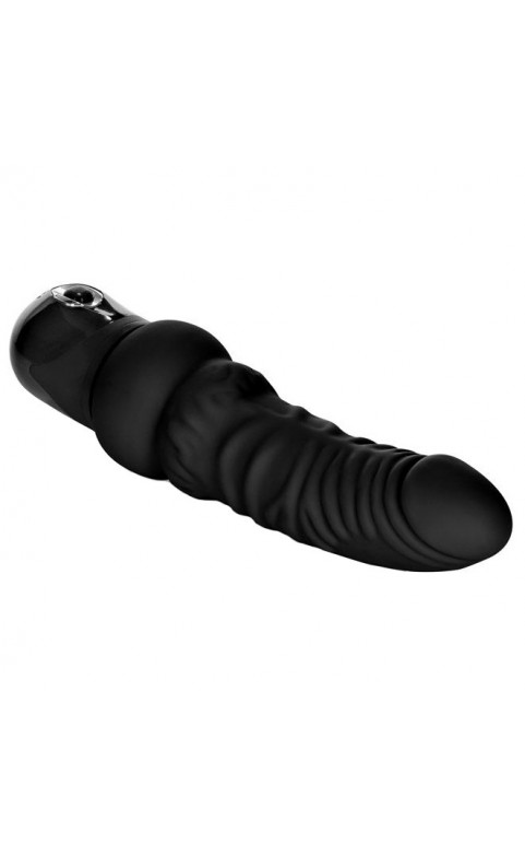Bendie Power Stud Curvy Vibrator Waterproof Black 6.75 Inch