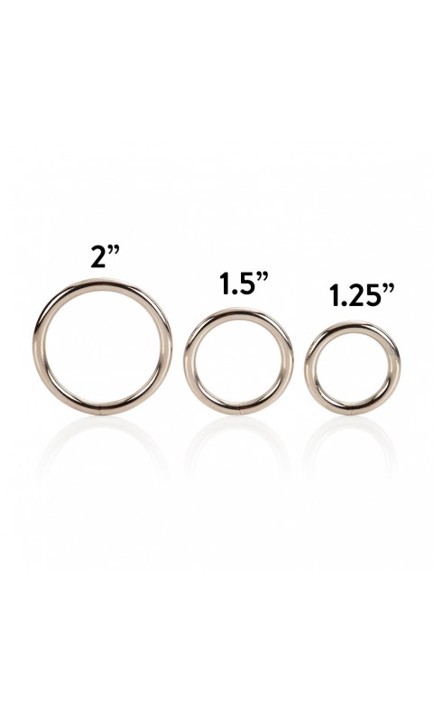 3 Piece Silver Ring Set