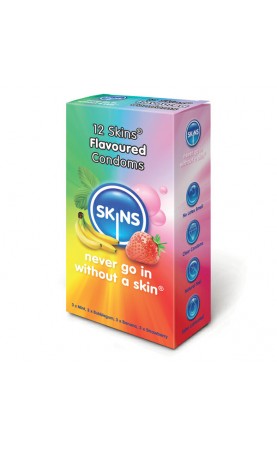 Skins Flavoured Condoms 12 Pack