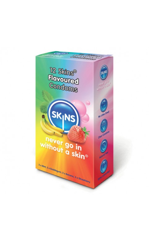 Skins Flavoured Condoms 12 Pack