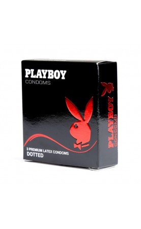 PlayBoy Dotted Condoms 3 Pack