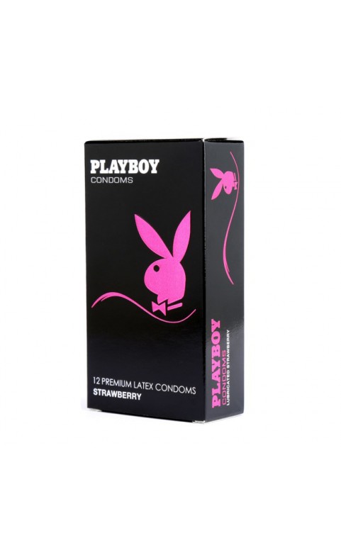 PlayBoy Strawberry Condoms 12 Pack