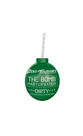 The Bomb Masturbator Dirty Textured Stroker Sleeve Green