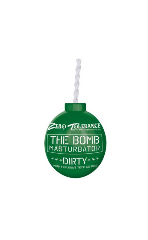 The Bomb Masturbator Dirty Textured Stroker Sleeve Green