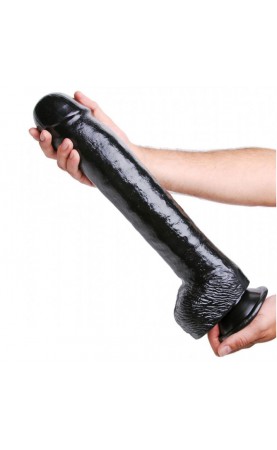The Black Destroyer Huge Suction Cup Dildo