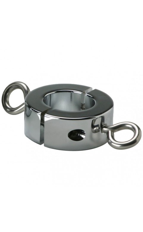 Ball Stretcher Cockring With Hooks 16oz